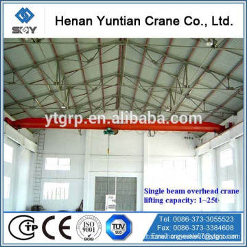 Golden Reputation Single Girder Traveling Bridge Crane Manufacturer